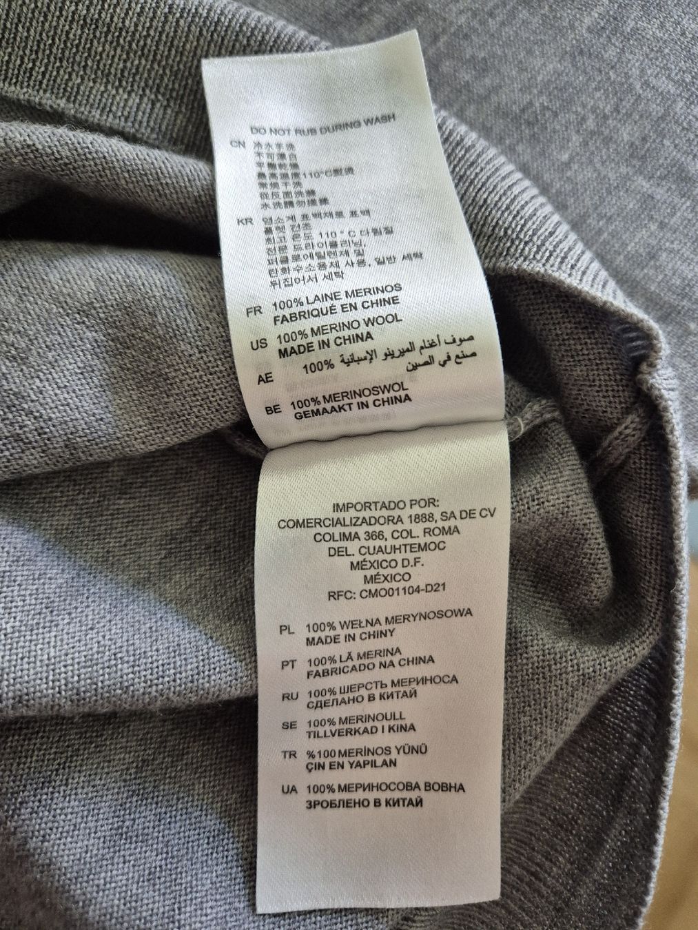Sandro Maglioni & Felpe: Pull Sandro homme, Taille M, Gris Clair - laine mérinos – Usato da Lausanne venduto da DavidVL 6