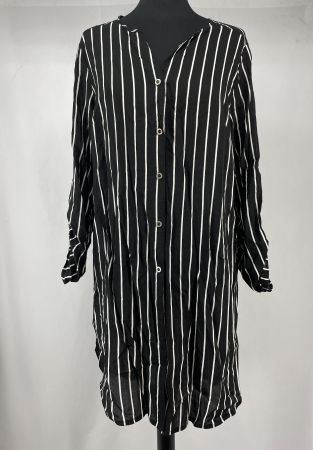DORIS STREICH  chemise noire à rayures 40