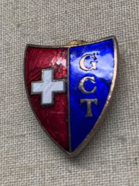 Medaglie: Ticino - "GCT" - Giovani Cattolici Ticinesi. (Jacket Brooch) – Usato da Sorengo venduto da 74in 1