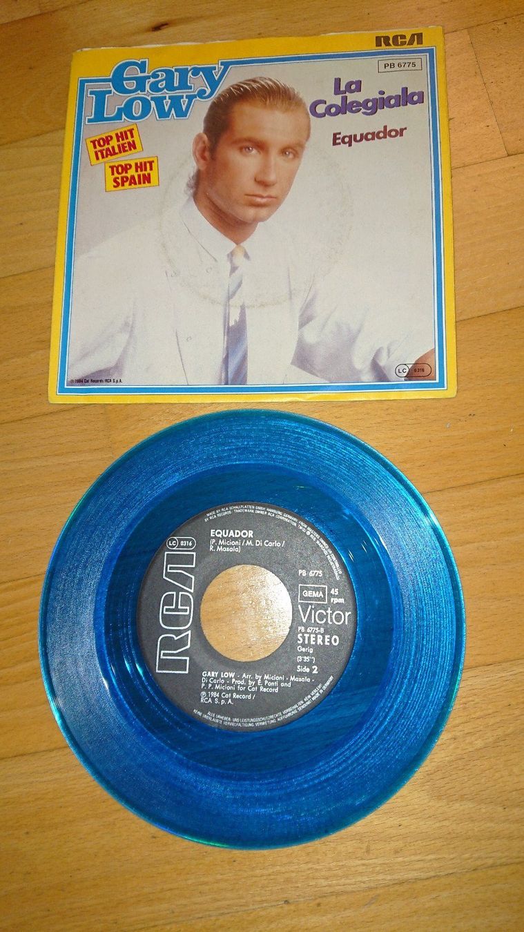 Dischi in vinile: Gary Low - La Colegiala - Single 1984 – Usato da Egg b. Zürich venduto da orwell1984 1