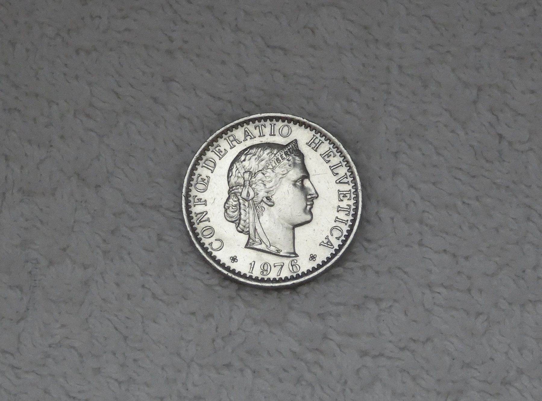 Tutti le monete: 20 centimes/rappen 1976 – Usato da Nyon venduto da Ilmi09