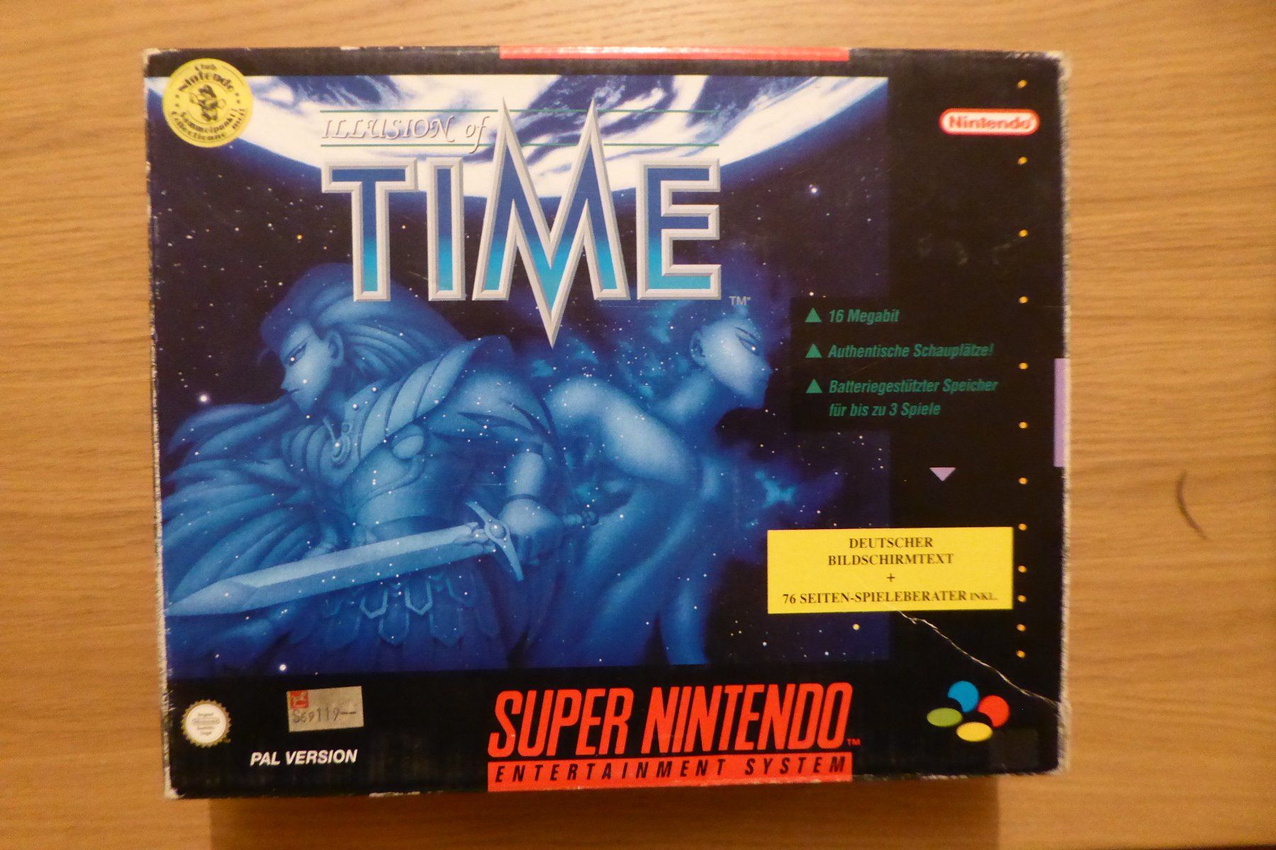 Nintendo Giochi: SNES Illusion of Time Big Box – Usato da Allschwil venduto da Summelsarium