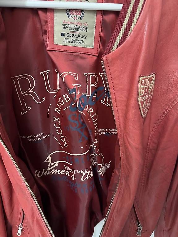 Giacche: Lederjacke, Rot, Gr. M – Usato da Kriegstetten venduto da Levin7 3