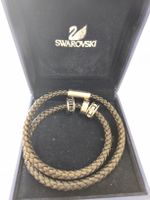 Swarovski crystal leather bracelet