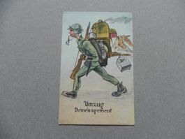 CH Humor Motiv Karte Miltär ca. 1925 Jos Schönenberger Nr.89