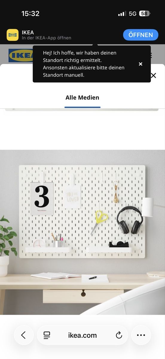 Ikea Piatti di portata: Ikea Skadis Lochplatte 2x – Usato da Unterentfelden venduto da Anton_Udovcic 2
