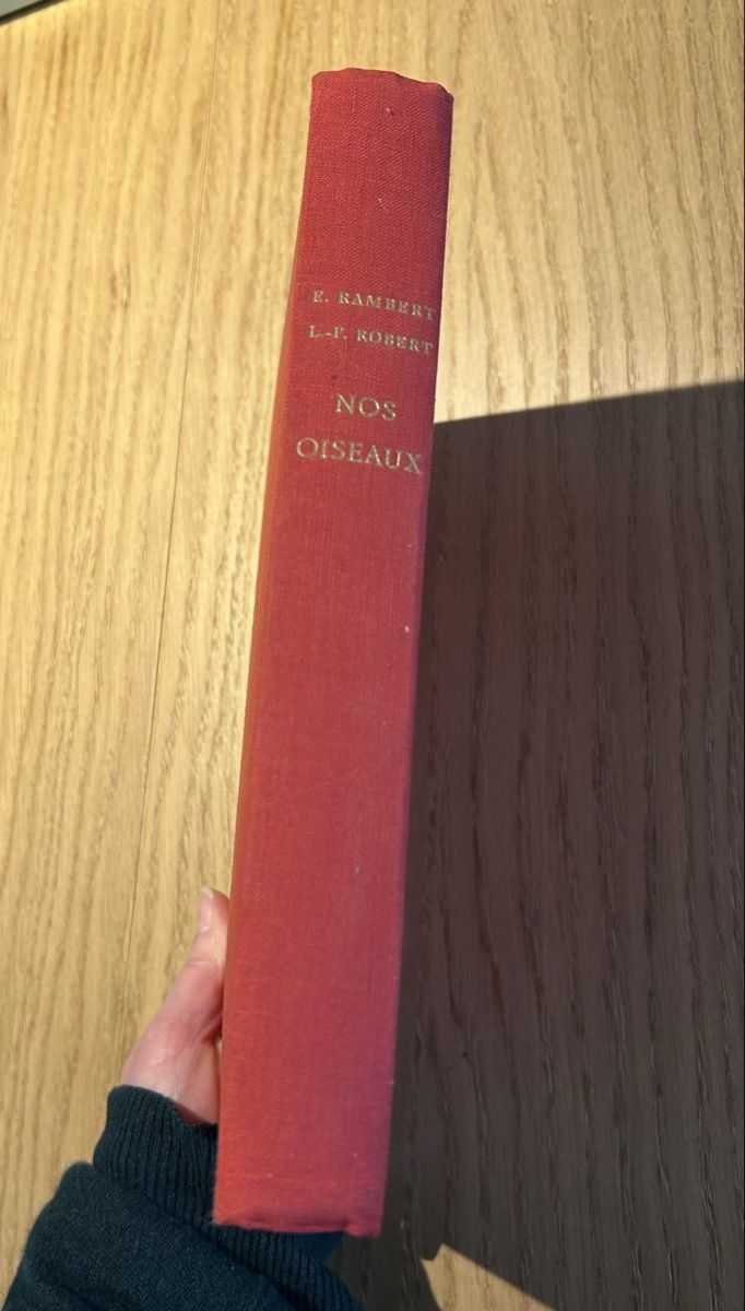 Libri: Nos oiseaux Rambert Robert 1951 illustré couleur – Usato da Lausanne venduto da TelmaLouise70 9