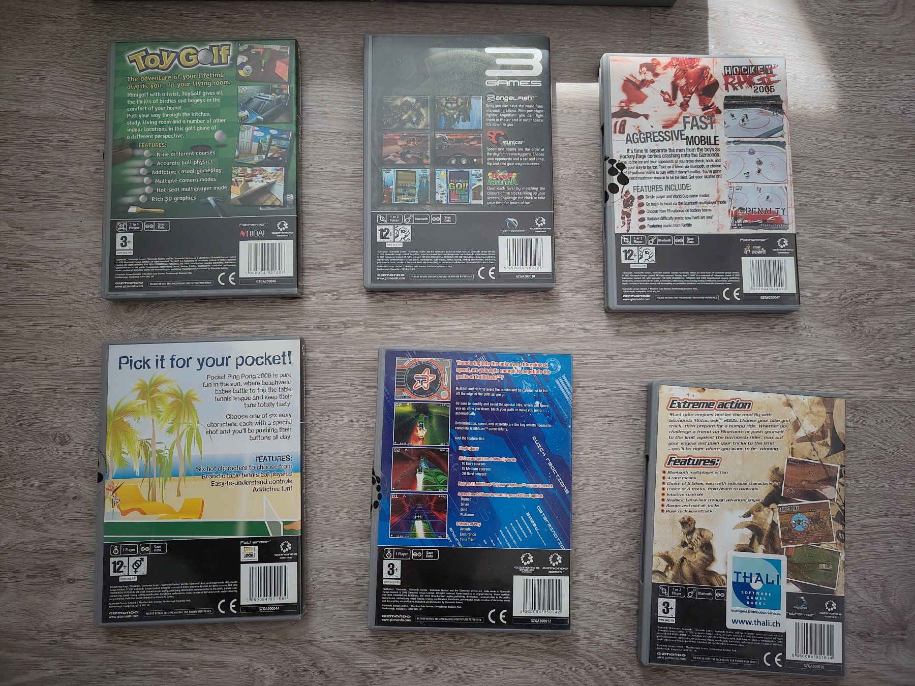 Konsolen: Gizomondo Bundle mit 6 Spielen – Defekt aus Schachen LU von retrogamer 5