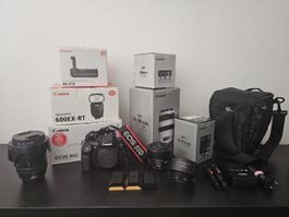 Canon EOS 80D mit viel Zubehör
