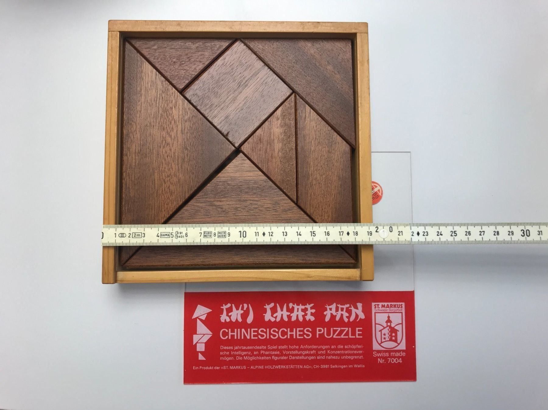 Giochi: Tangram; schöne Arbeit von St. Markus VS – Usato da Zollikofen venduto da pico27 5