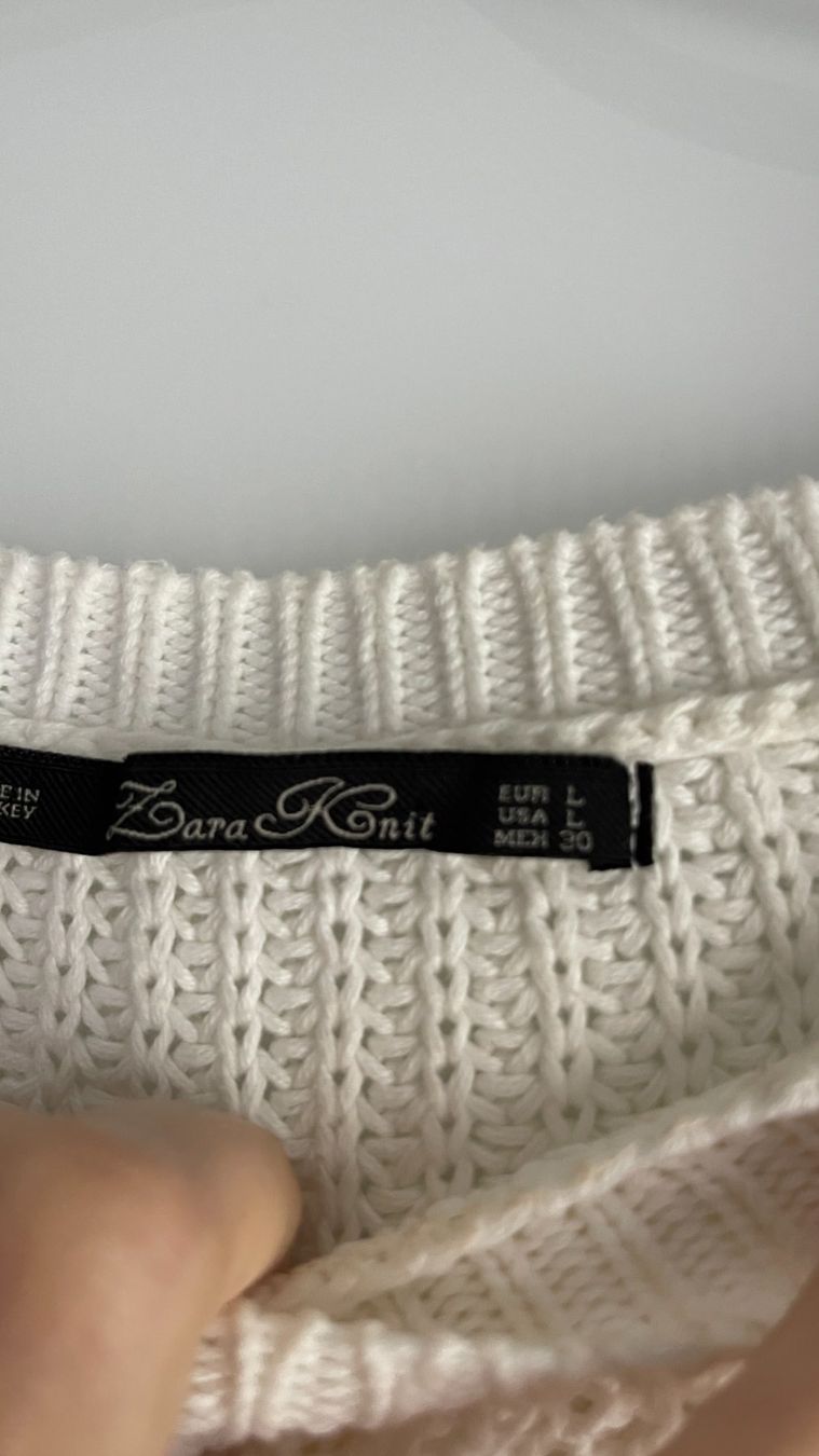 Zara Maglioni & Felpe: Zara Pullover weiss – Usato da Lausen venduto da sim_hgp6 1