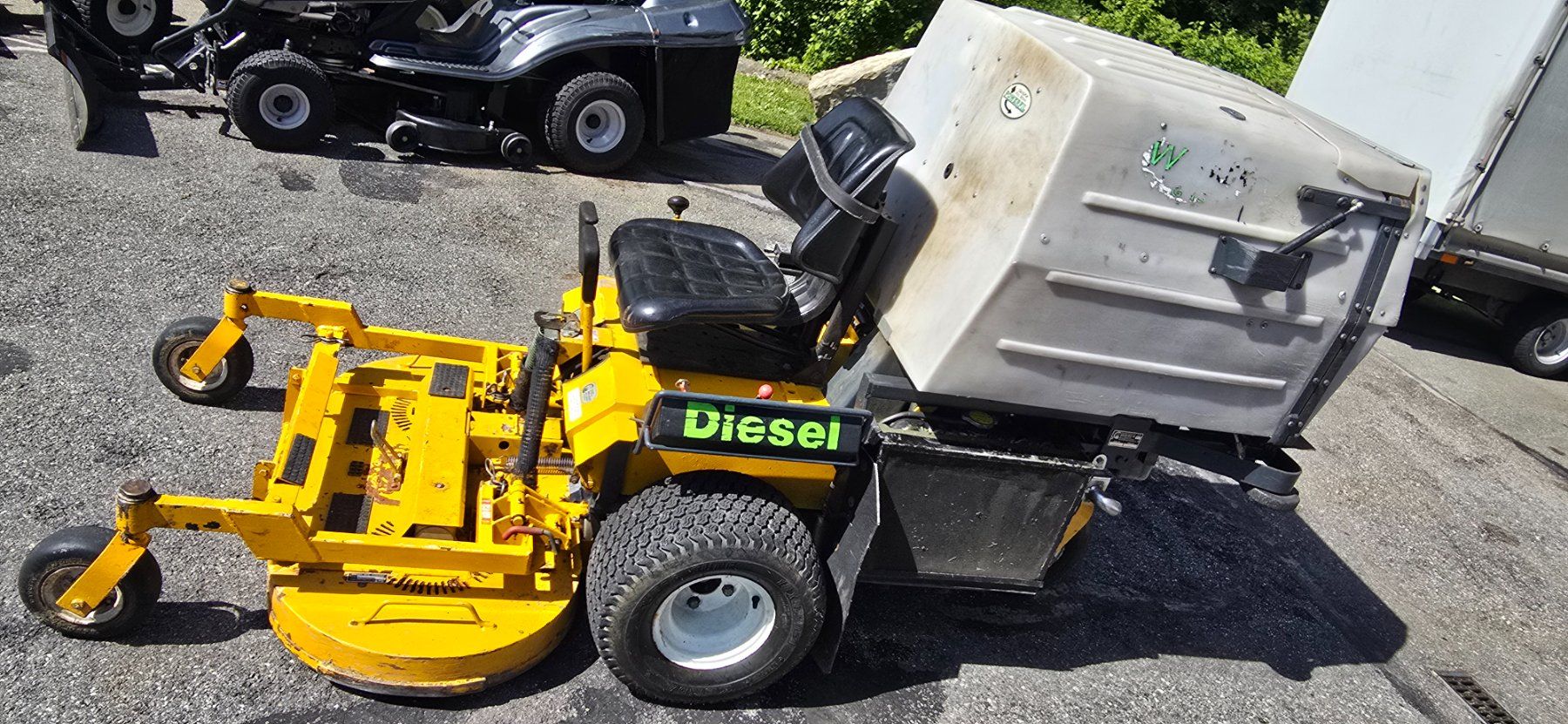 Rasenmäher: Walker Aufsitzmäher Diesel - – Gebraucht aus Rain von Fafan069 4