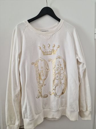 Pierre Balmain Sweatshirt Herren – Weiss/Gold – Vintage