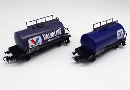 Märklin HO - 2x Kesselwagen / wagons citerne Valvoline