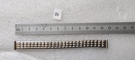 Uhrenarmband Stainless Steel 12 mm Anstoss, Silber Farbe