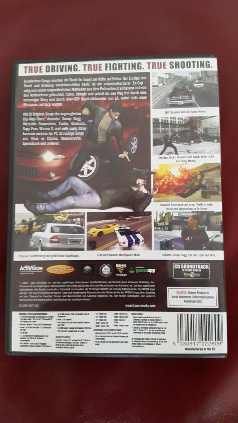 CD & DVD vergini: TRUE CRIME  PC  CD - ROM OVP DE – Usato da Eschenbach SG venduto da Deki77 2