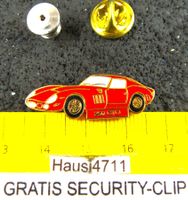 FERRARI 250 GTO ROT AUTO PIN ENAMEL MIT SECURITY-CLIP OLDI