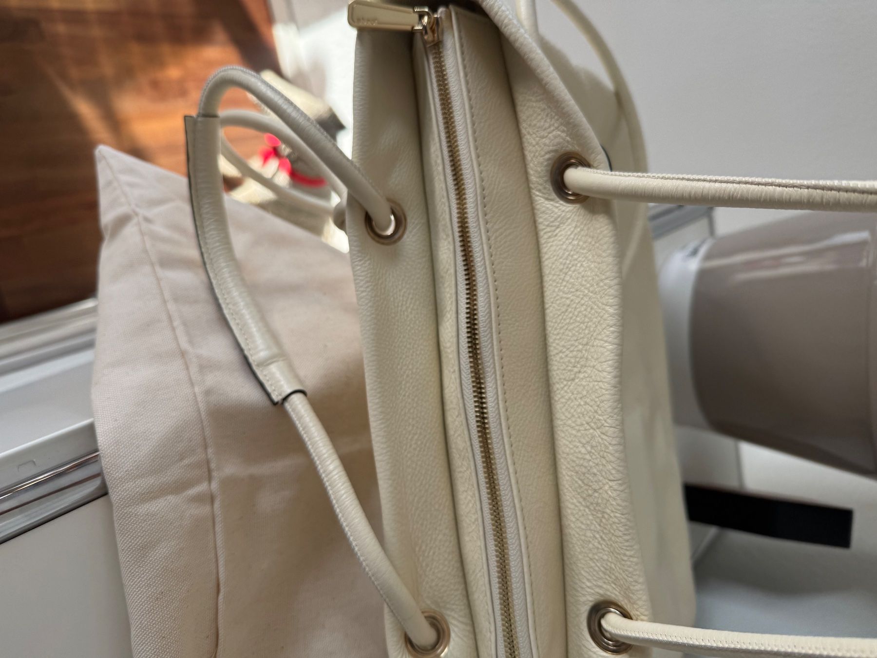 Abro Borse: ABRO Knotted Shopper Leder Milk NEU – Nuovo (secondo la descrizione) da Zuerich venduto da Moochie 5