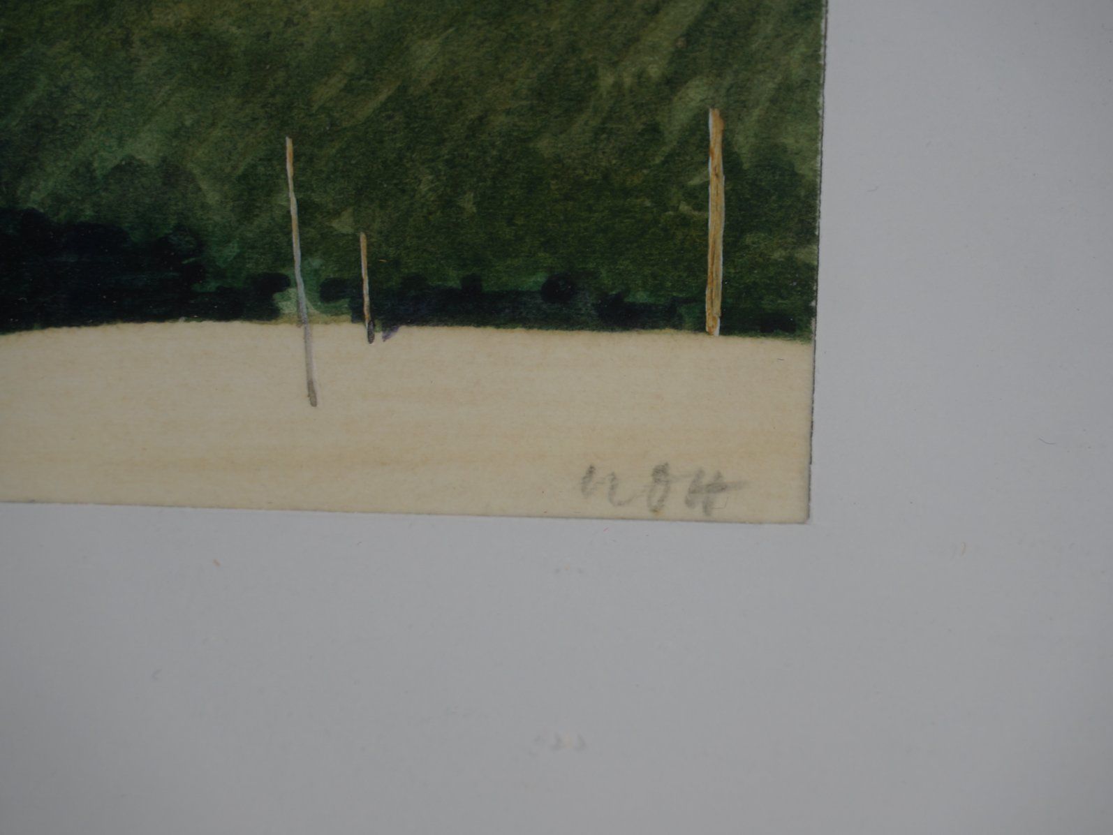 Dipinti: Aquarell See Kunstwerk 30x40cm – Usato da Rüti ZH venduto da Restwert_Rueti_ZH 3