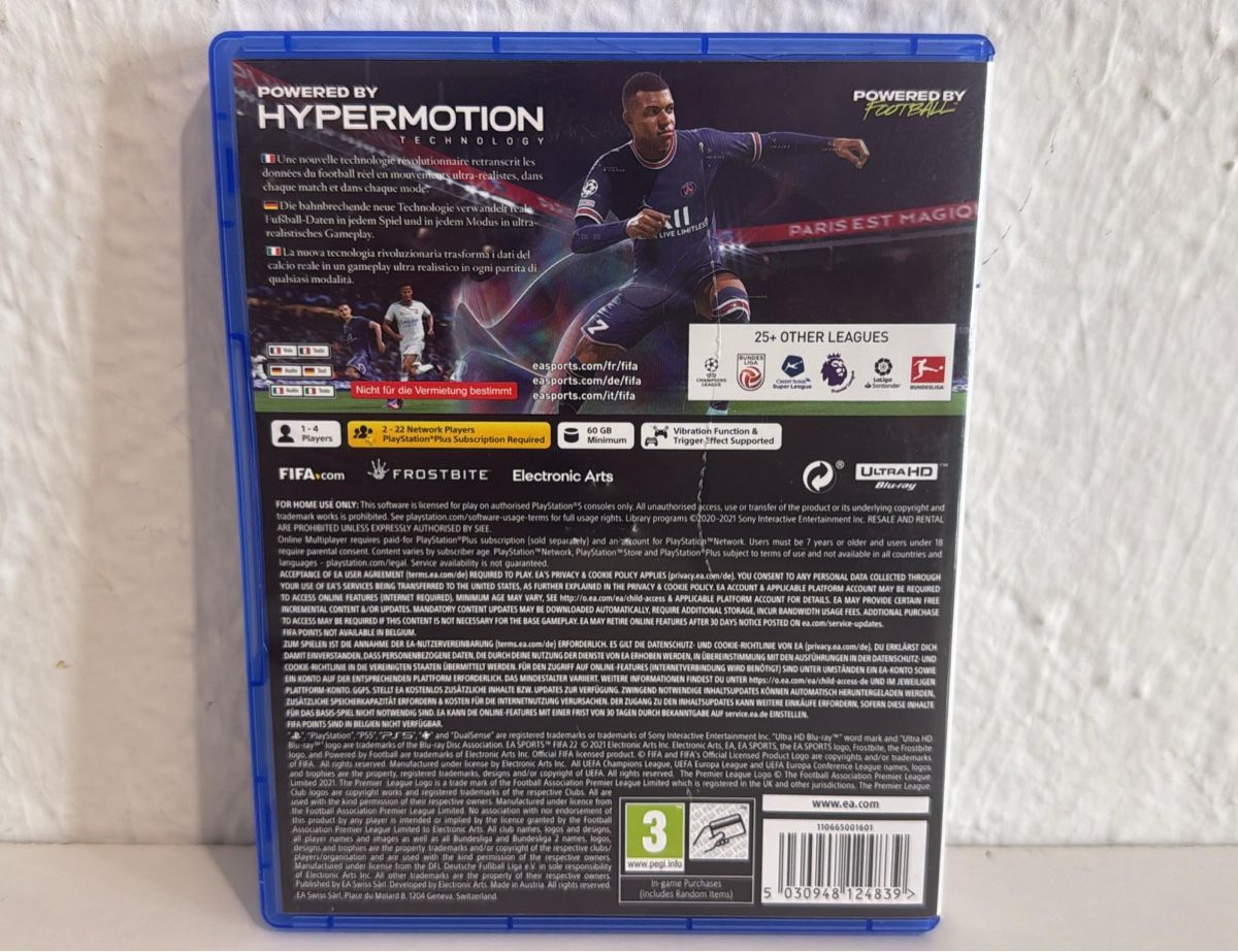 Sony Spiele: FIFA 22 for PlayStation 5 - Excellent Condition PS5 Game – Gebraucht aus Ehrendingen von bubulence 1