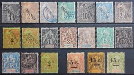 Reunion Franz. ex. Kat. 17-55 */(*)/gest. 1891/1901
