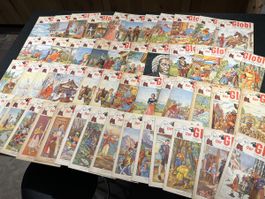 Der Globi Zeitschrift 52 Stück 1945-1953 Kinderbuch Globus