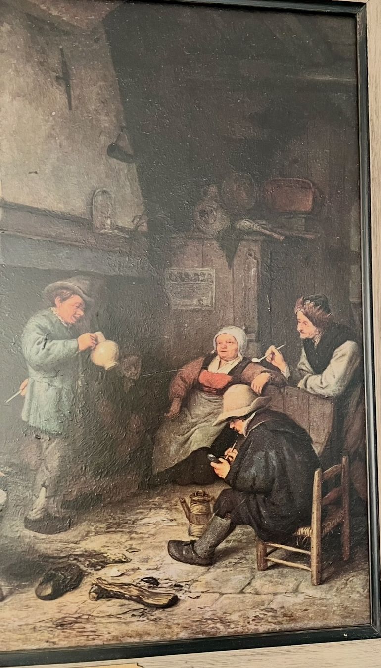 Dipinti: Adriaen Van Ostade "Scène d'intérieur" – Usato da Rutschwil venduto da joz_w5mj 3