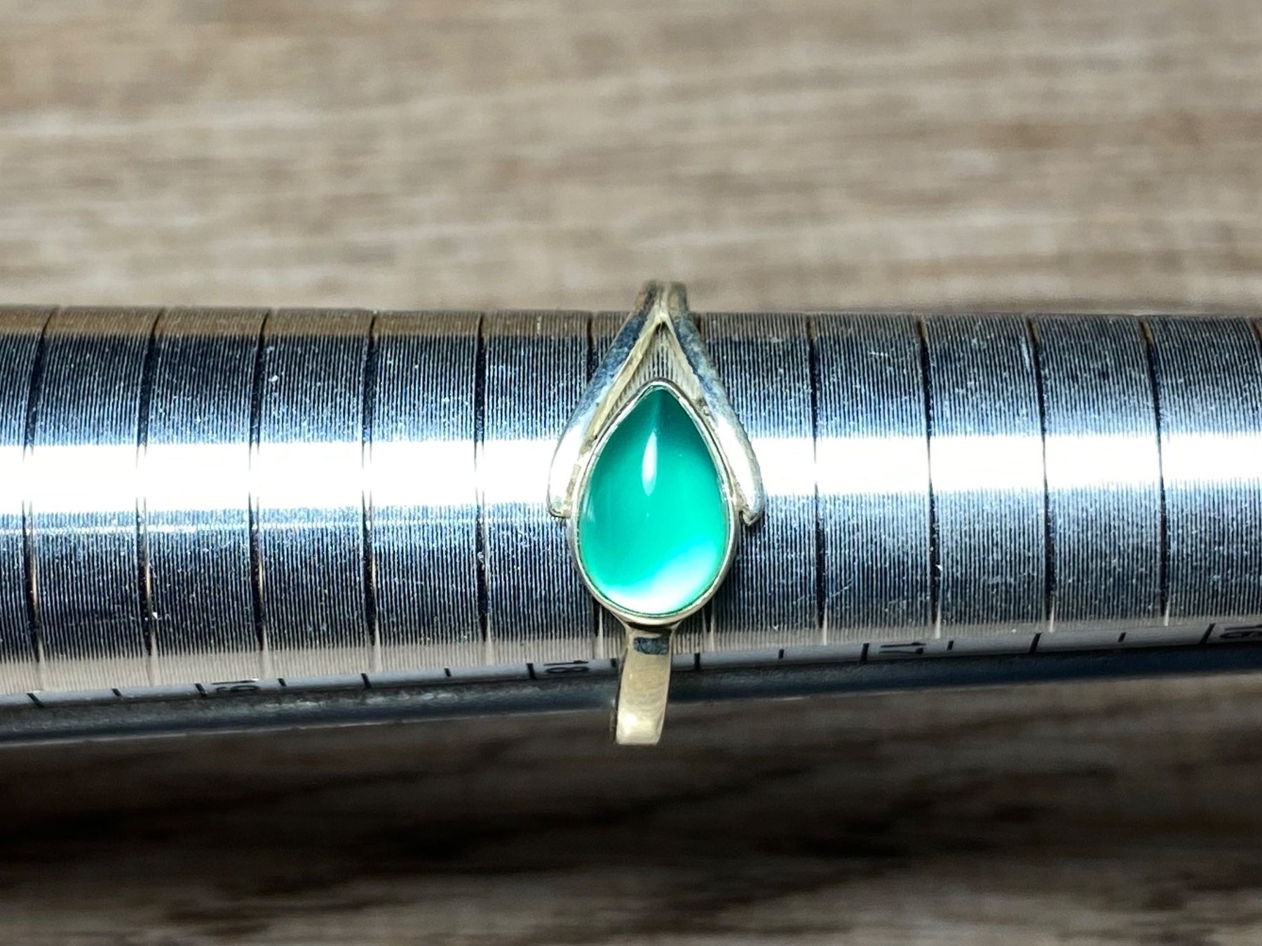 Ringe: kunstvoller 925 Silberring - Grüner Achat – Neu und originalverpackt aus Laax von Kiki_Kingdom3 1