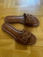 Catwalk Sandalen: cognac, neuwertig, Gr. 41