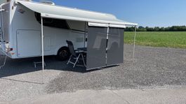Peggy Peg SunBreak schwarz, Sonnenschutz Markise Vorderwand