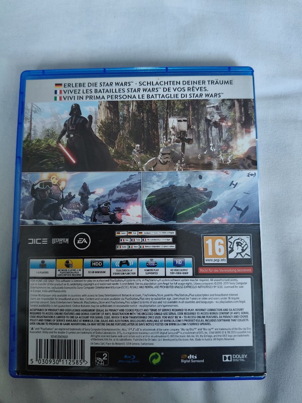 Sony Giochi: Star Wars Battlefront PS4 – Usato da St. Gallen venduto da Ringa72 1