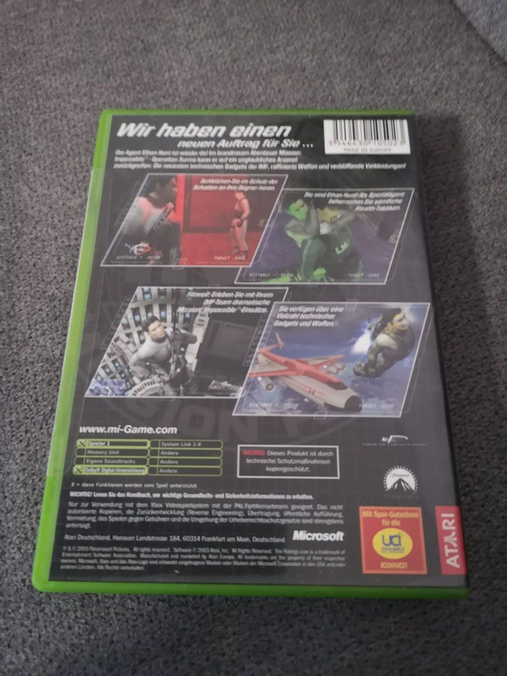 Spiele: Mission Impossible XBOX – Gebraucht aus Herisau von Seyashop_2 1
