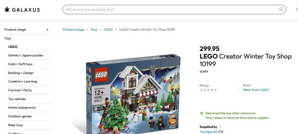Lego Kit di costruzioni: LEGO 10199 Creator Winter Toy Shop – Usato da Collonges venduto da arashee 2