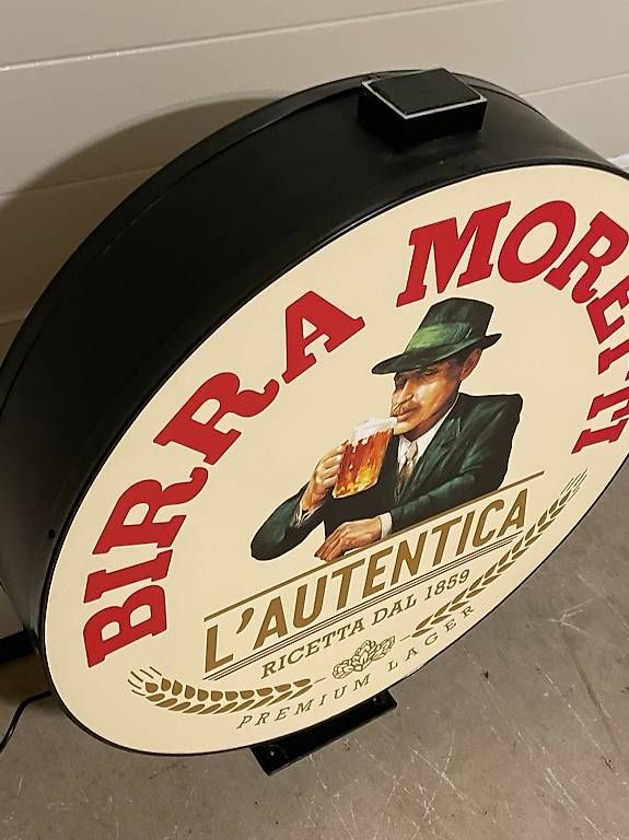 Lampade: Moretti Bier Leuchtreklame – Usato da Ettingen venduto da Donald4107