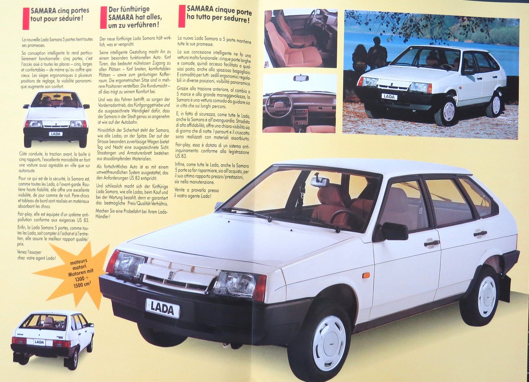 Lada Documenti: Prospekt Lada Samara 1990 – Nuovo (secondo la descrizione) da Ettingen venduto da Burago 1