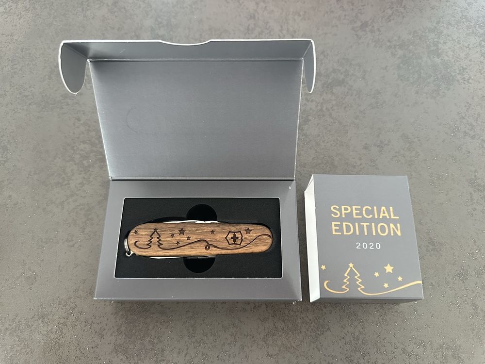 Victorinox Climber Wood For You - Edizione Speciale 2020 Con Manici In Noce - Coltello Svizzero Da 13 Funzioni, Regalo Unico