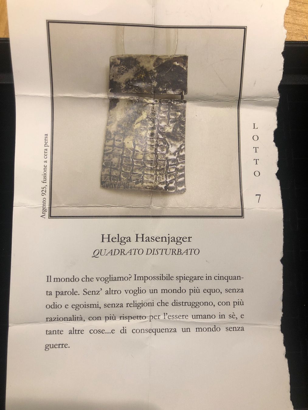 Catenine: Desinger Halskette – Usato da Adliswil venduto da Tito088 3