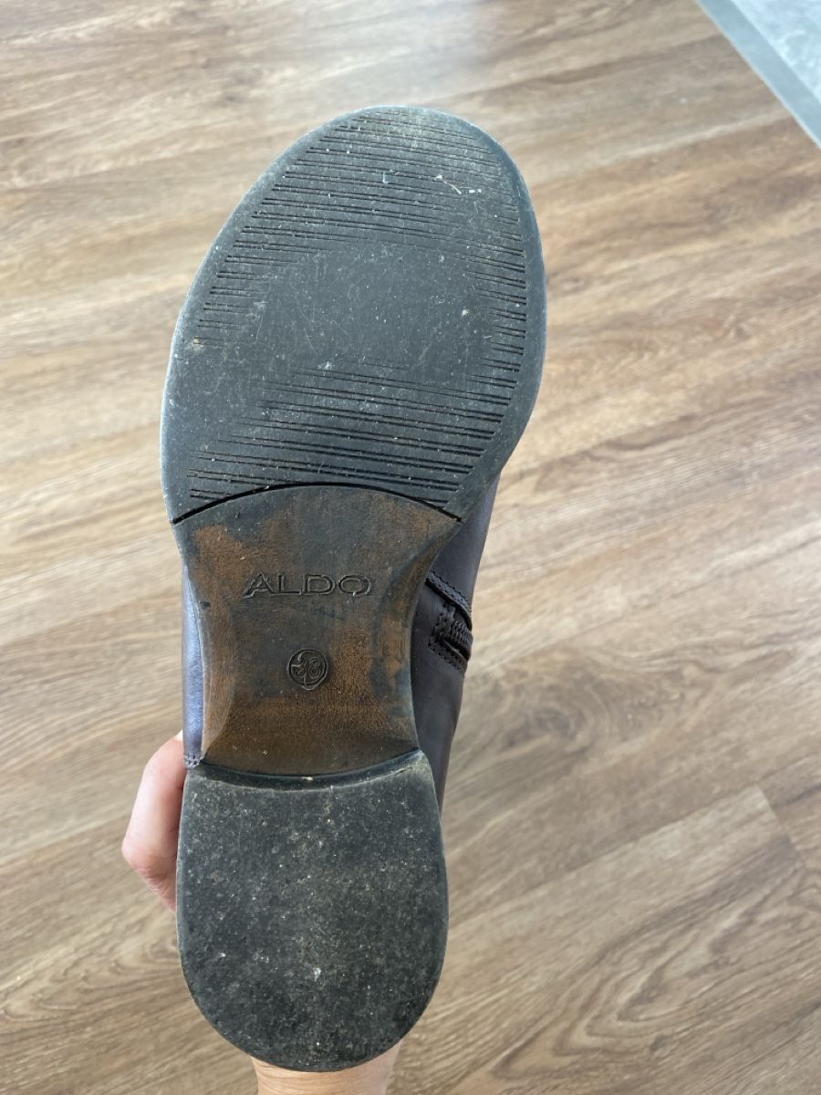 Aldo Scarpe da donna: Bottes Aldo en cuir marron – Usato da Bern venduto da fan_5r5l 6