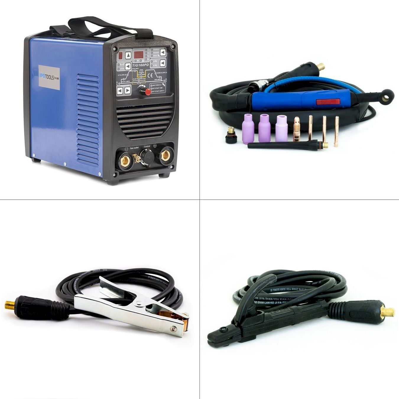 Saldatori: IPOTOOLS WIG Schweißgerät DC TIG-160PD – Nuovo e nell'imballaggio originale da Bottighofen venduto da zaap 1