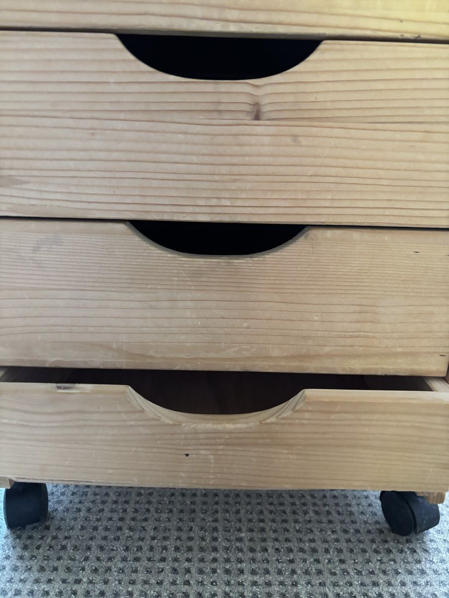 Banconi: Rollcontainer aus Massivholz – Usato da Winterthur venduto da Pianojazzman 3