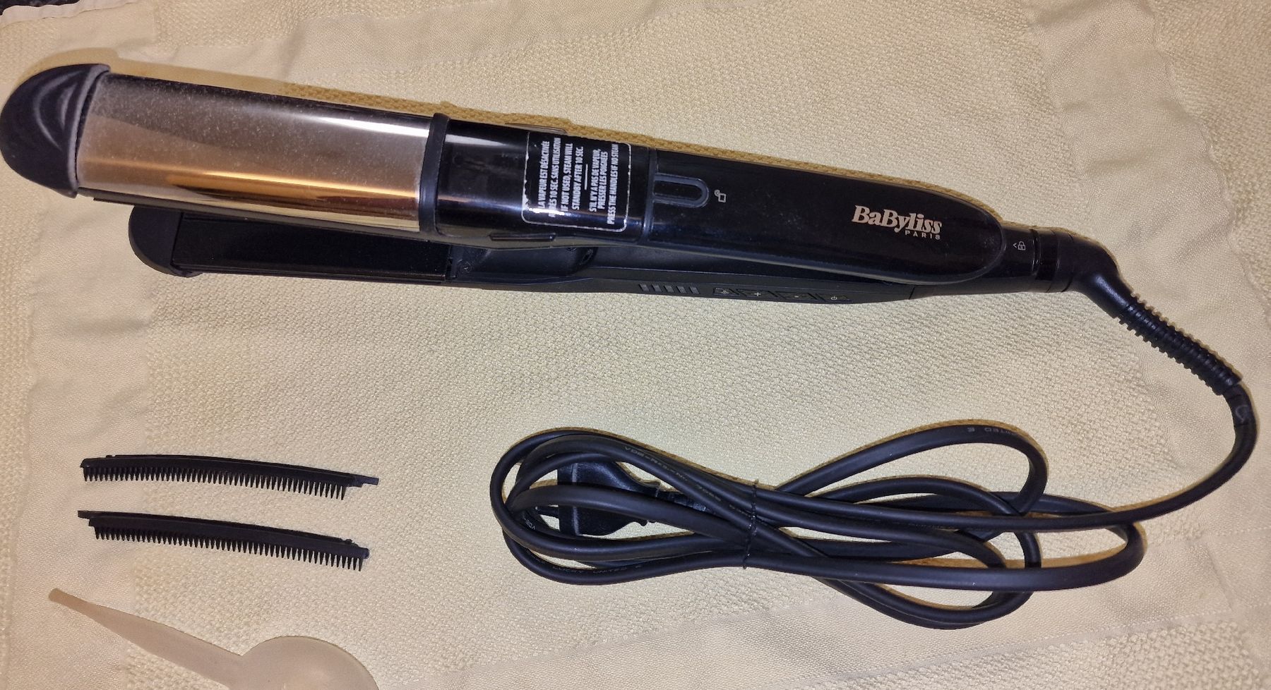 BaByliss Piastre & Arricciacapelli: Glätteisen Babyliss Steam Pure – Usato da Kehrsatz venduto da MyShoppy 1