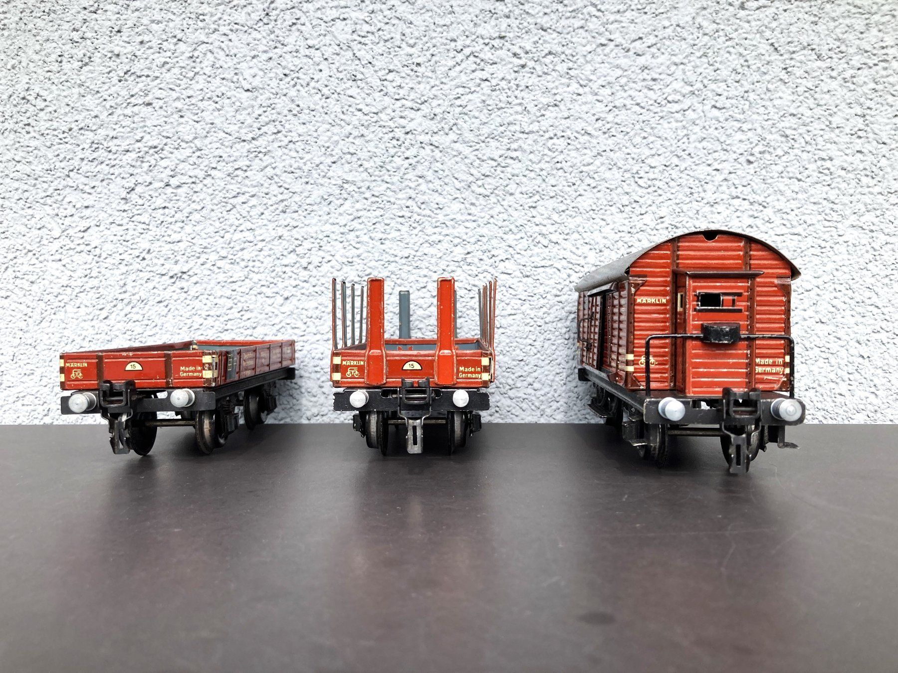 Märklin Modellini di ferrovie: 3 Märklin Güterwagen Spur 0 – Usato da Therwil venduto da kuuvalo 5