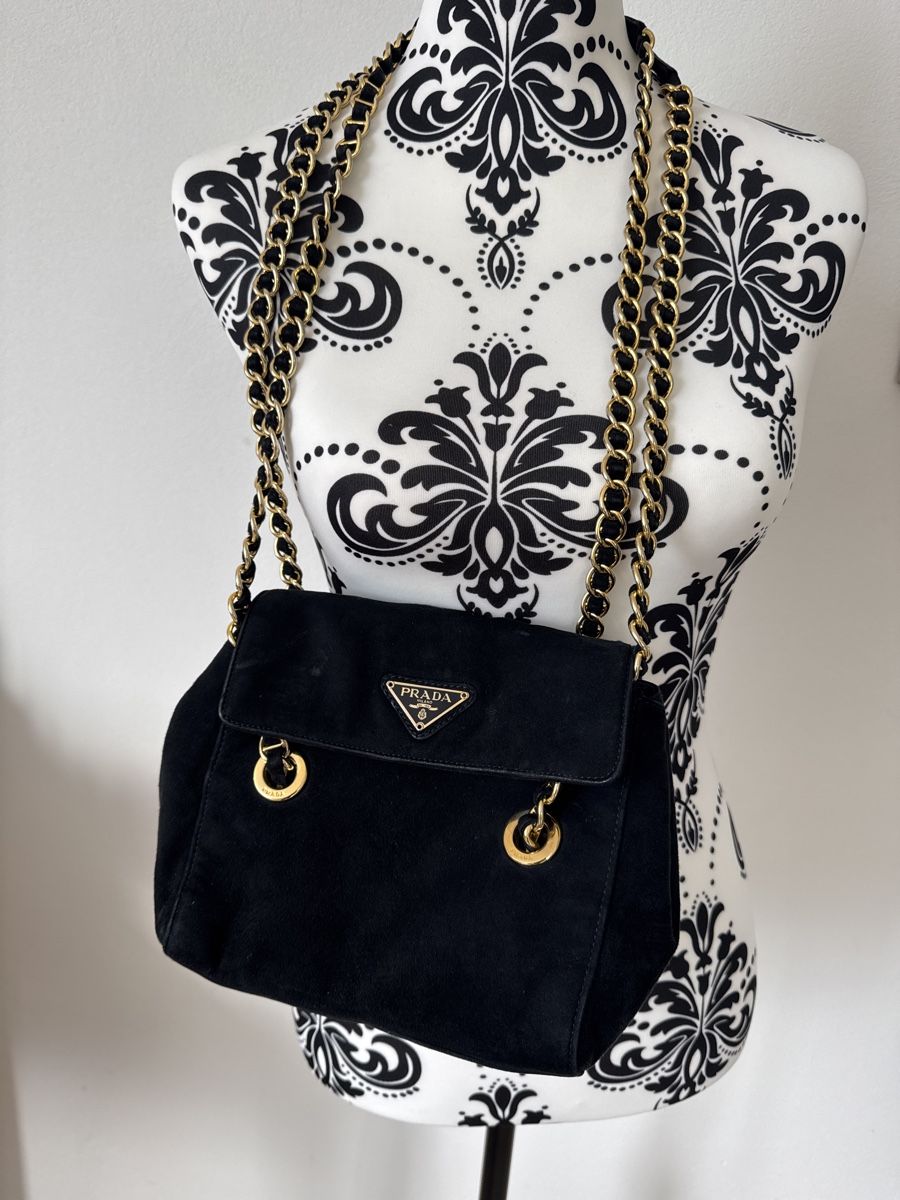 Taschen für Damen: Prada Vintage Tasche Dunkelblau – Gebraucht aus Liestal von amaroque