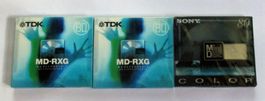 TDK/SONY MINIDISC MD-RXG 80 - 3 Stück NEU & OVP
