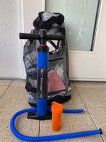 SUP - Zubehör (Alu-Paddel, Pumpe, Rucksack, Reparaturset)
