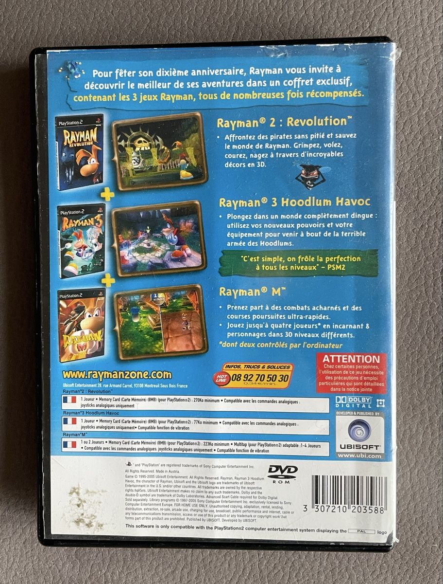 Giochi: Rayman 10ème anniversaire - PS2 – Usato da Onnens VD venduto da Slyce 1