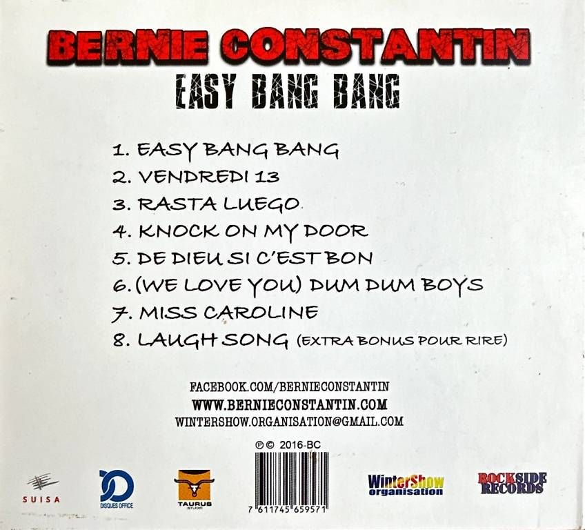 CD: CD Bernie Constantin - Easy Bang Bang – Nuovo e nell'imballaggio originale da Lausanne venduto da jeko8693 1