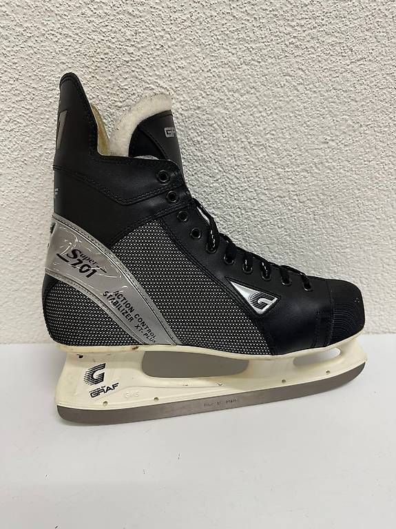 Schlittschuhe: Graf Super 701 Eishockeyschlittschuhe mit HiGHTEC Kufen – Gebraucht aus Obernau von Arche_Noah_Brocki 2