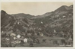 Sattel SZ  Bahnhof Umgebung Richtung Rothenthurm ca. 1940