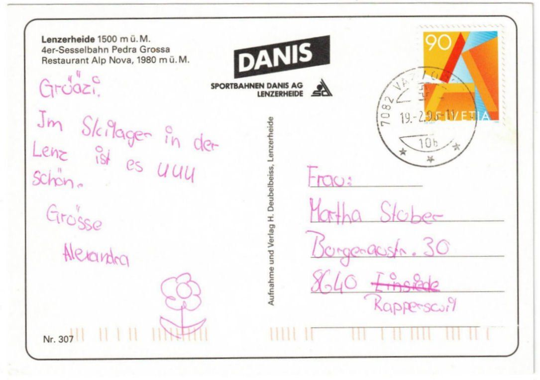 Cartoline postali: Lenzerheide - 2 Bild AK – Usato da Binningen venduto da Mountainrider 1
